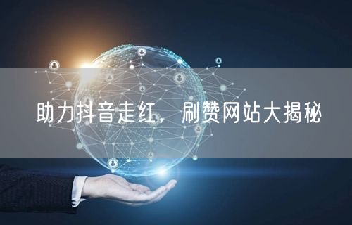 助力抖音走红，刷赞网站大揭秘