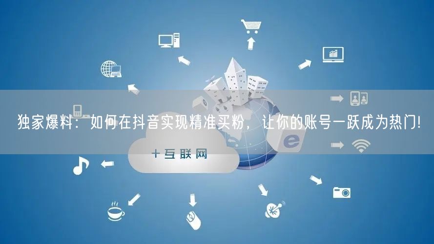 独家爆料:如何在抖音实现精准买粉,让你的账号一跃成为热门!