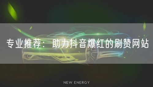 专业推荐：助力抖音爆红的刷赞网站