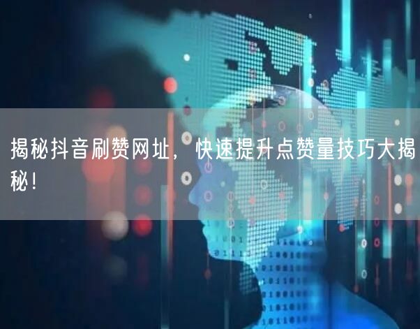 揭秘抖音刷赞网址，快速提升点赞量技巧大揭秘！