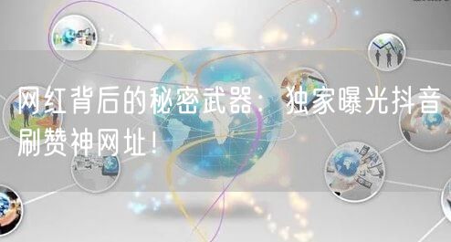 网红背后的秘密武器：独家曝光抖音刷赞神网址！